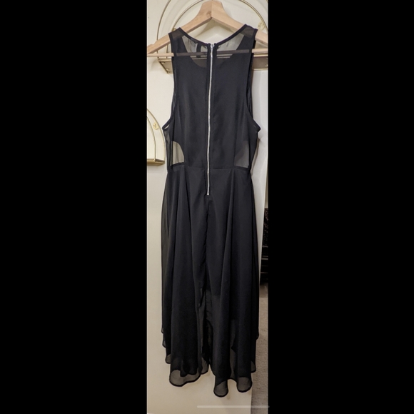 H&M black high-low dress, side cut-outs | 10 - Picture 5 of 8